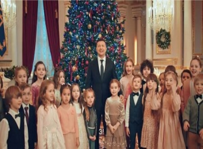 Как попали дети в новогоднее поздравлене Президента